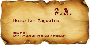 Heiszler Magdolna névjegykártya